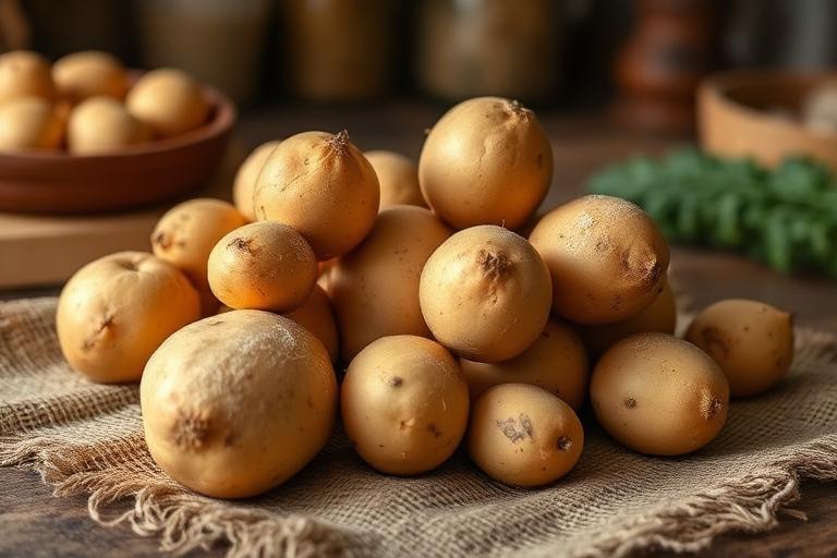 Свежий картофель